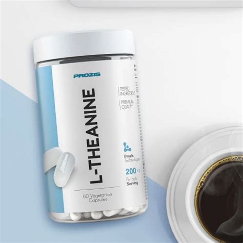 L Teanina 200mg 60 cápsulas Desenvolvimento Muscular Prozis