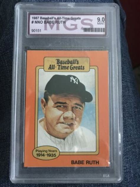 Baseballs All Time Greats Babe Ruth Card Flash Sales