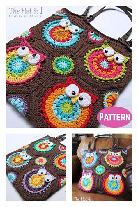 Owl Tote Bag Crochet Pattern Cool Creativities