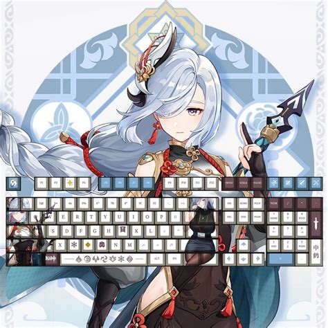 OFFICIAL Genshin Impact KeyboardsExclusive On Anime Keyboard