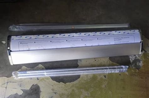 silver aluminium roll  standee  banner display size  feet