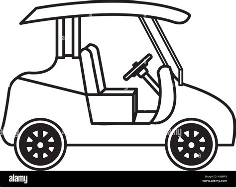 Utility Vehicle Golf Stock Vector Images Alamy