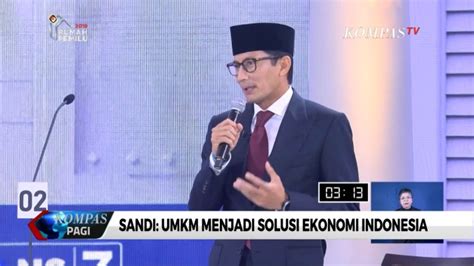 Sandiaga Uno UMKM Solusi Penciptaan Lapangan Pekerjaan