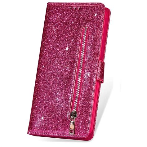 Hoesje Geschikt Voor Samsung Galaxy A G Glitter Bookcase Met Rits