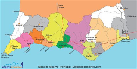 Bañera laberinto candidato mapa de portugal algarve alguna cosa ...