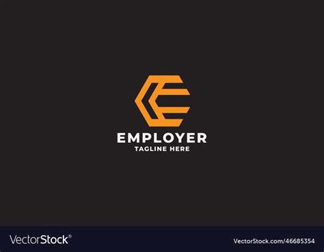 Logo Employer Royalty Free Vector Image Vectorstock