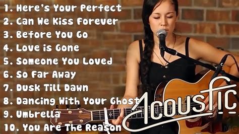 Best Acoustic Guitar Songs Ever Top Cover English Song Popular