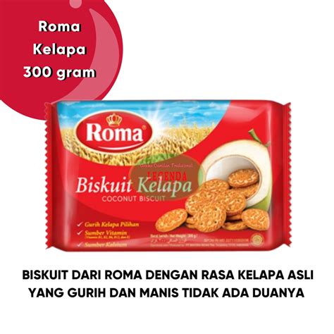 Jual Biskuit Roma Kelapa Gr Shopee Indonesia