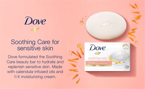 Dove Moisturizing Beauty Bar Soap For Sensitive Skin With