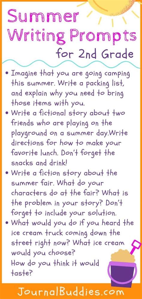 Writing Prompts For Second Grade