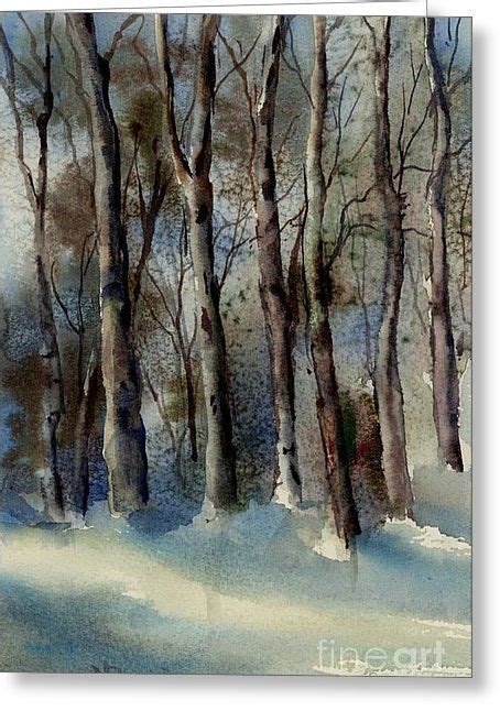 Winter Woods Painting at PaintingValley.com | Explore collection of ...