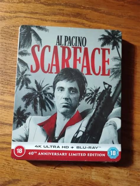 Scarface K Blu Ray Steelbook New Sealed Eur Picclick It