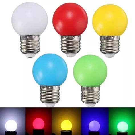 Bombillo Led 1w Pinpon Colores E27 110v Decorativo Eventos | Cuotas sin ...