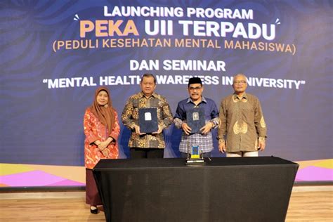 Peduli Kesehatan Mental Mahasiswa Uii Luncurkan Peka