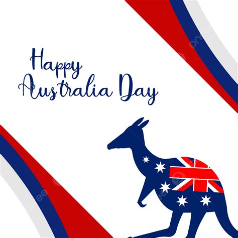 Kangaroo Australia Day Vector Hd Images Vector 26 January Happy