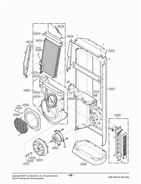 Lg Portable Air Conditioner Parts Diagram Reviewmotors Co