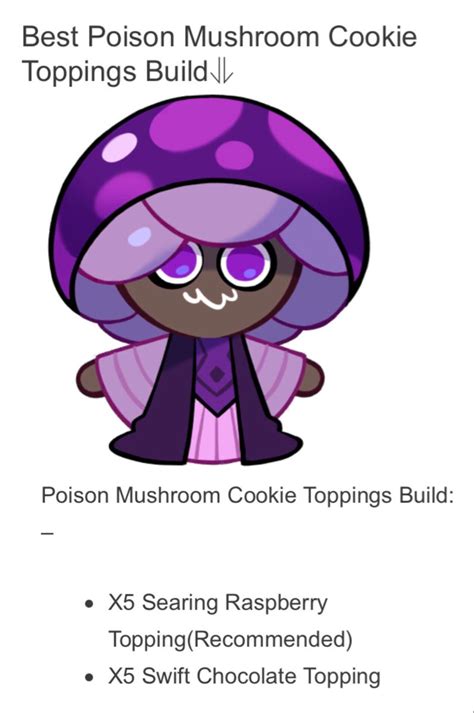 Pin By Ysabelle Canlas On Cookie Run Kingdom Toppings Guide Cookie Toppings Cookie Run Cookies