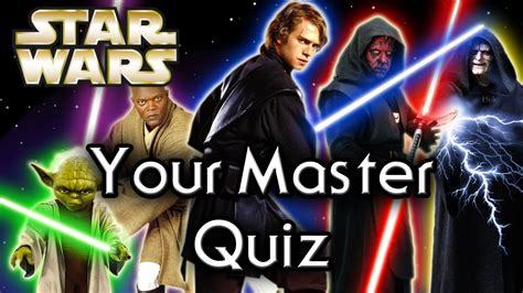 Find Out Your Star Wars Master Updated Star Wars Quiz Youtube