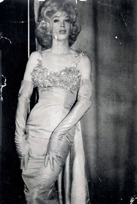 1957 Here Is A Photo Of 1950s Drag Queen Robbie Ross In Drag Queer