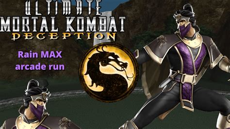 Ultimate Mortal Kombat Deception Rain Max Arcade Run Youtube