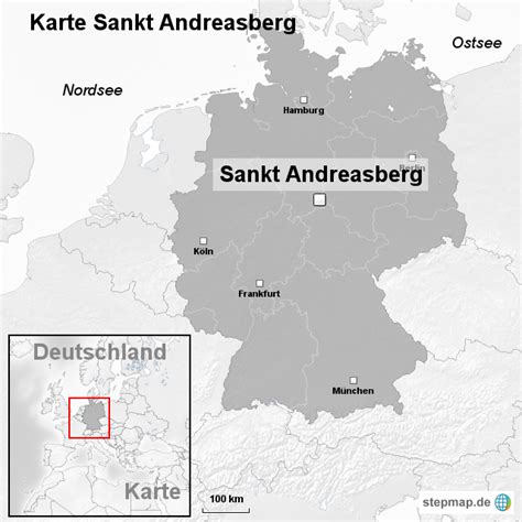 Stepmap Karte Sankt Andreasberg Landkarte F R Deutschland