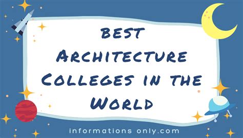 Best Architecture Colleges in the World-Top Architecture Institute in ...