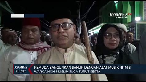 Pemuda Bangunkan Sahur Dengan Alat Musik Ritmis Video Dailymotion