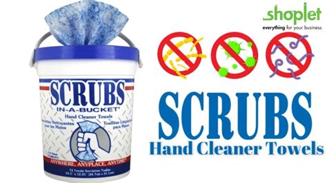 SCRUBS Hand Cleaner Towels - ITW42272EA - Shoplet.com