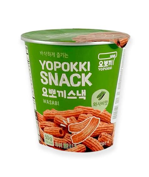 Comprar Online Snack Coreano Topokki Wasabi 50g