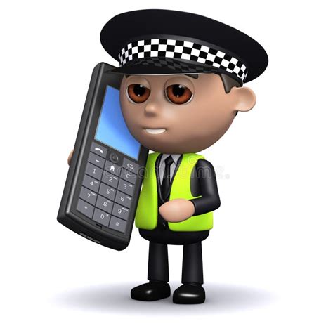 Policeman Phone Stock Illustrations 766 Policeman Phone Stock