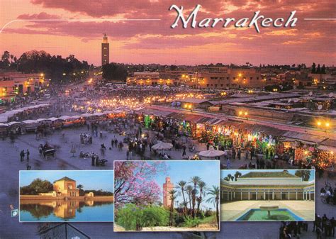 My postcard collection: Morocco - Medina of Marrakesh