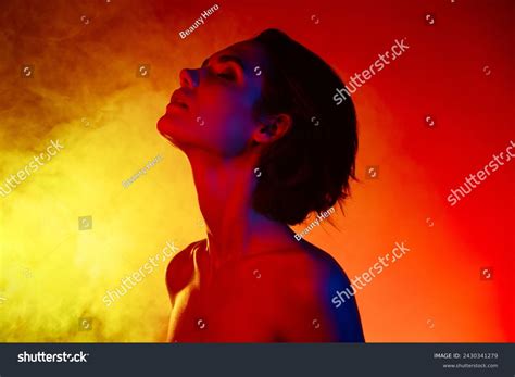 Photo Pretty Seductive Woman Naked Shoulders Stock Photo Shutterstock