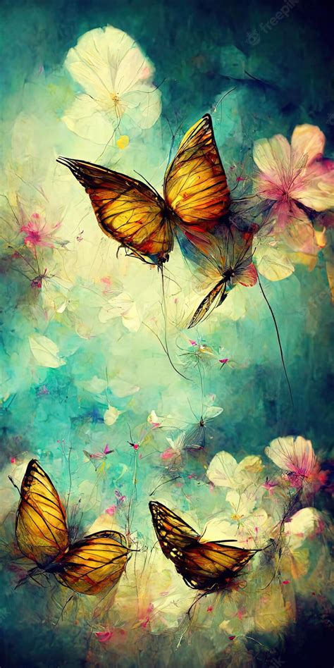 Premium Photo Beautiful Butterflies Background Colorful Butterfly