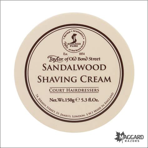 Taylor Of Old Bond Street Sandalwood Shave Cream 150g — Maggard Razors