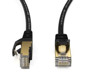 RedStar24 CAT 7 Gigabit LAN S FTP Kabel 0 25m Schwarz Ab 3 99