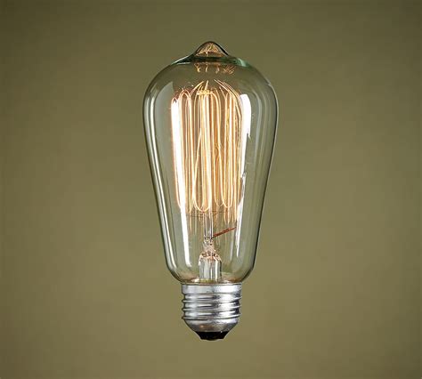 Teardrop Filament 40W Light Bulb Pottery Barn