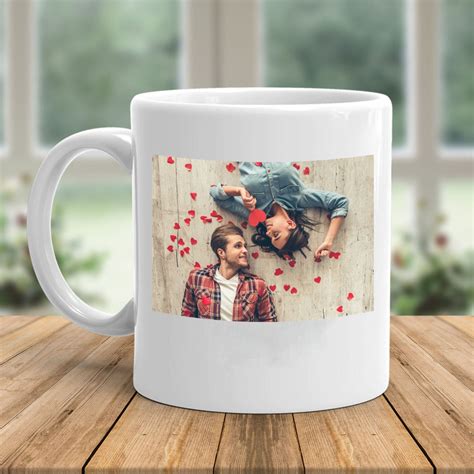 Personalised Photo mug printed with your photo and text. | Etsy