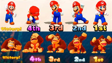 Mario Party Series Mario Vs Donkey Kong Vs Luigi Vs Waluigi Vs Peach