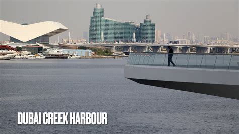 The Viewing Point Newest Viewing Deck In Dubai Creek Harbour Youtube