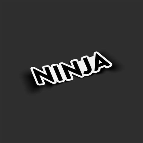 Ninja Logo Sticker