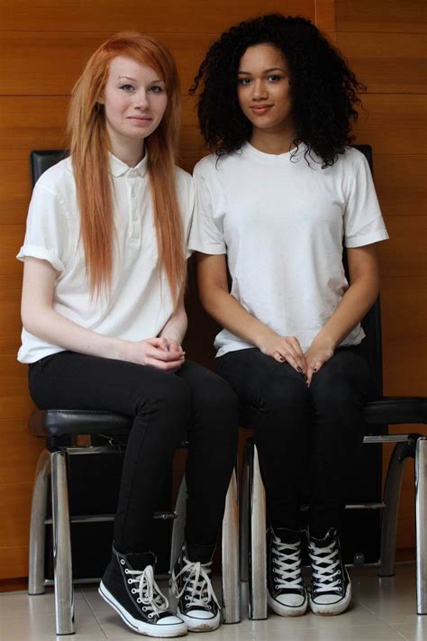 Lucy And Maria Aylmer 18 From Gloucester Are Non Identical Twins