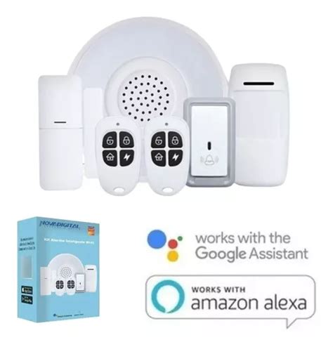 Kit Sistema De Alarme Residencial Inteligente Tuya Alexa Parcelamento