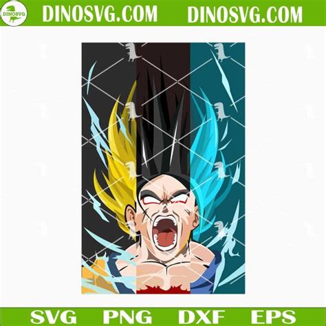 Goku Super Saiyan Svg Ssj Svg Dragon Ball Z Svg Files For Cricut