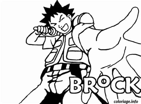 Pokemon Brock Coloring Pages