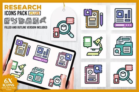 Research Icons Pack