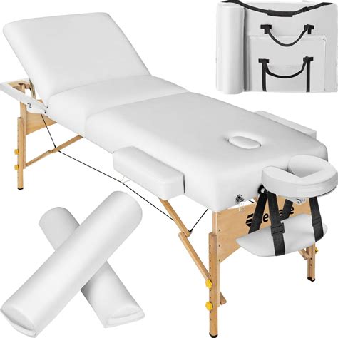 Tectake® Table De Massage Pliante Professionnelle 3 Zones Rembourrage