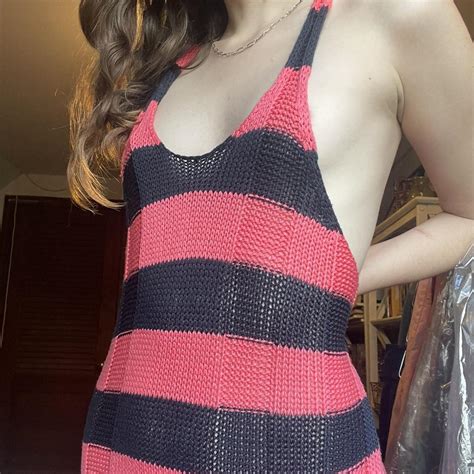 Repop Of Vintage Knit Sweater Tank Dress Beautiful Depop