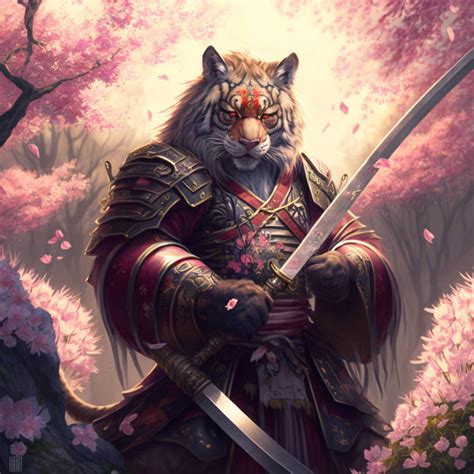 Tiger Samurai 3 By Aicharactersart On Deviantart