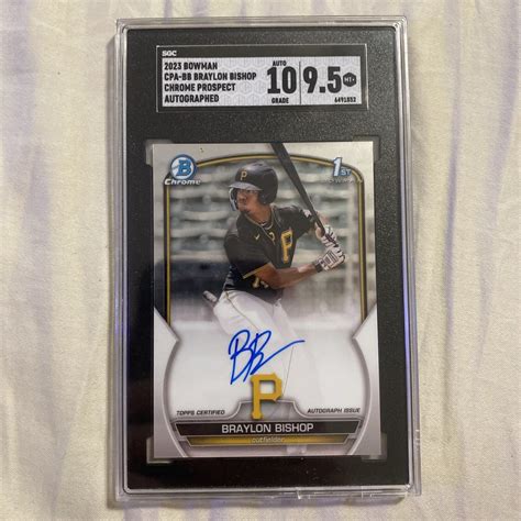 2023 Bowman Chrome Prospect Autographs CPA BB Braylon Bishop AU RC