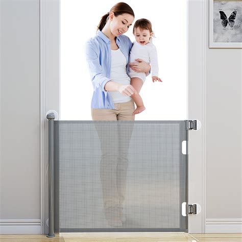 Punch Free Install Retractable Baby Gates Babybond Baby Gate Extra